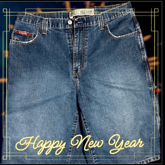 Vintage Y2k U.S. Polo Assn Jean Shorts size 36 - Picture 4 of 5